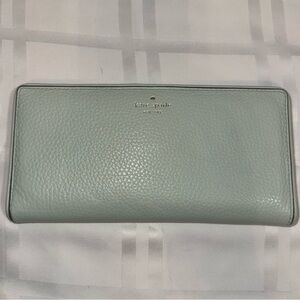 Kate Spade Mint Green Leather Wallet